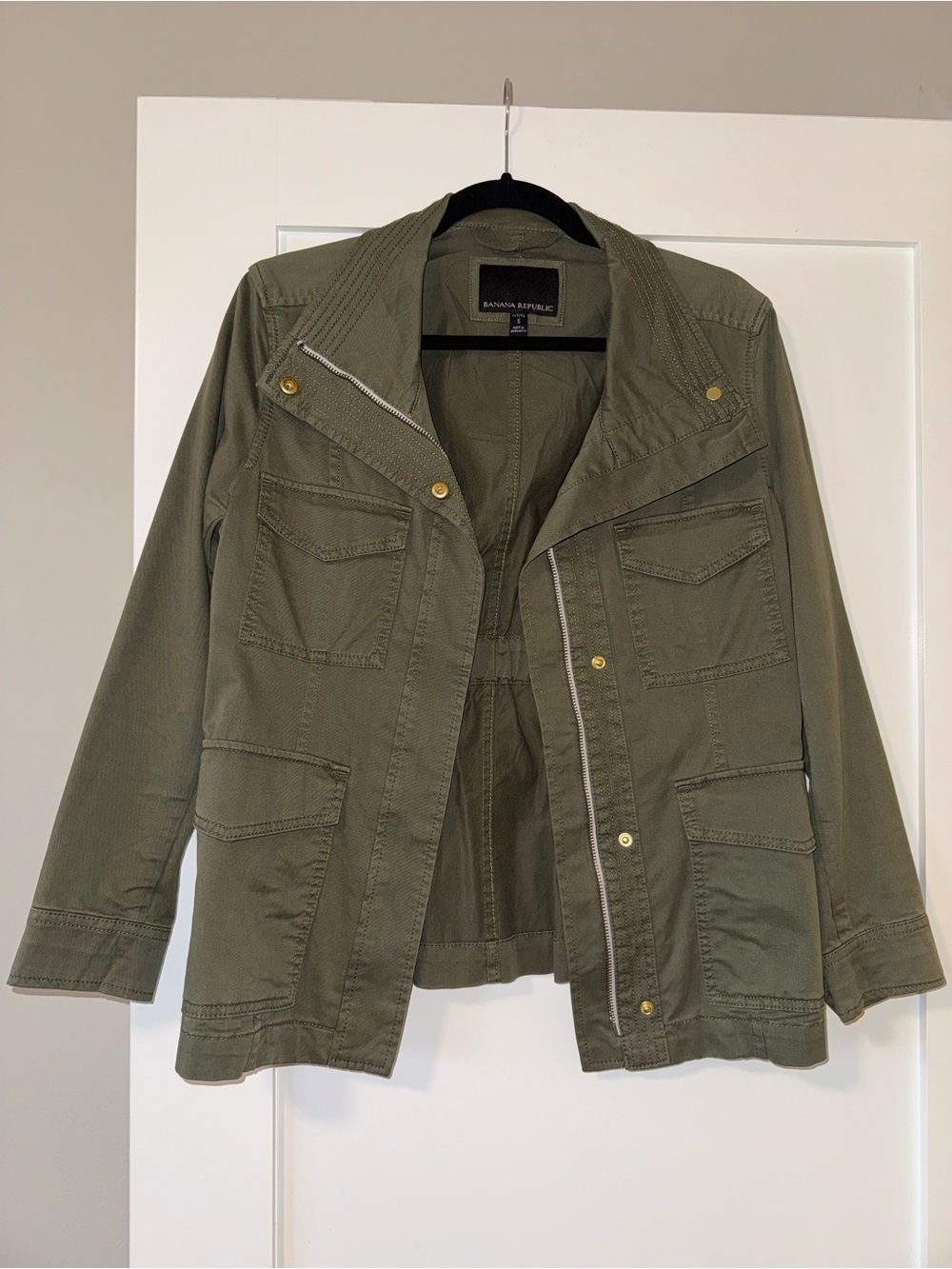 Banana Republic olive green utility field jacket